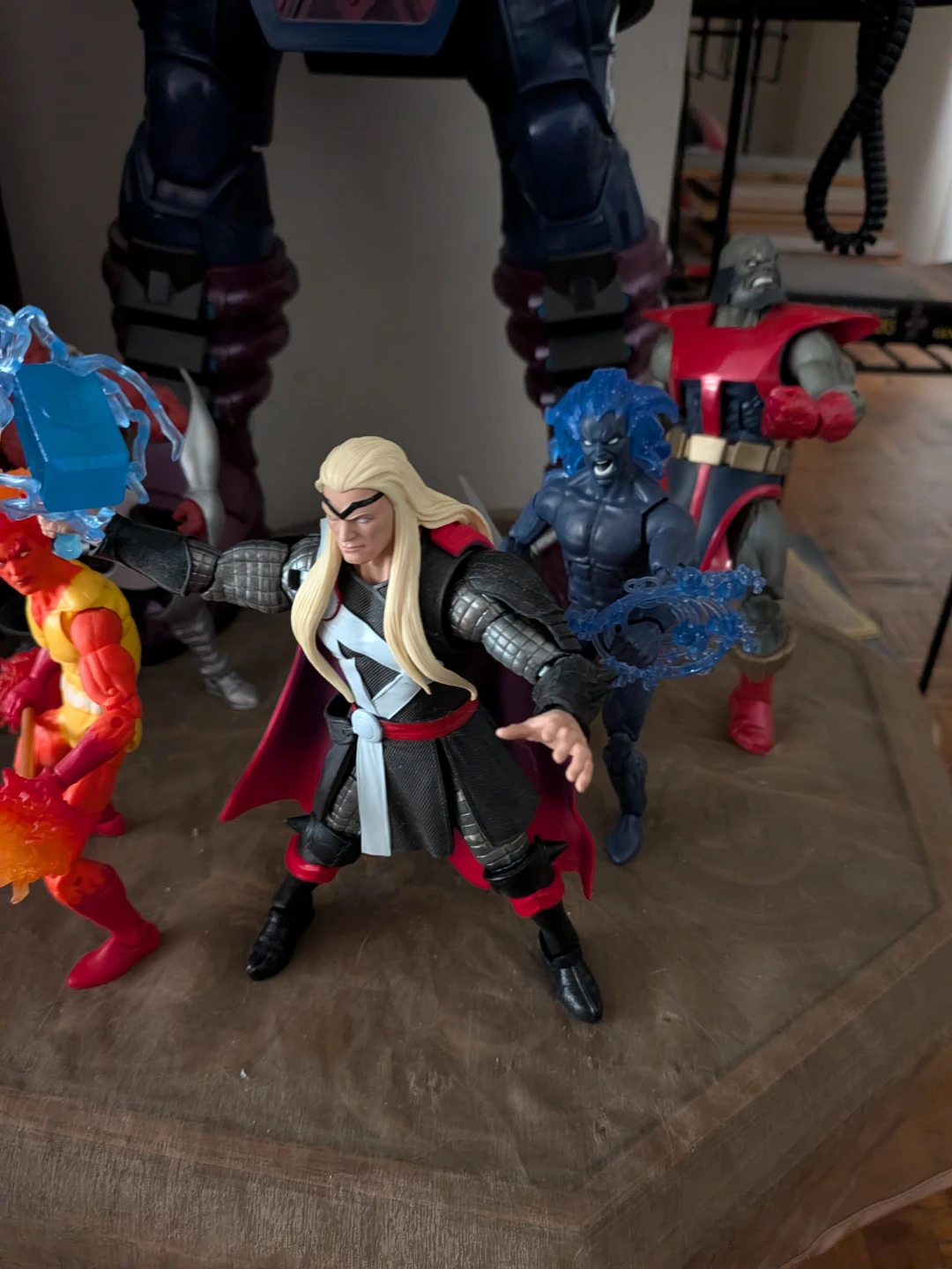 Pre-owned Marvel Legends Haslabs Galactus with 5 Harold's - photo 5