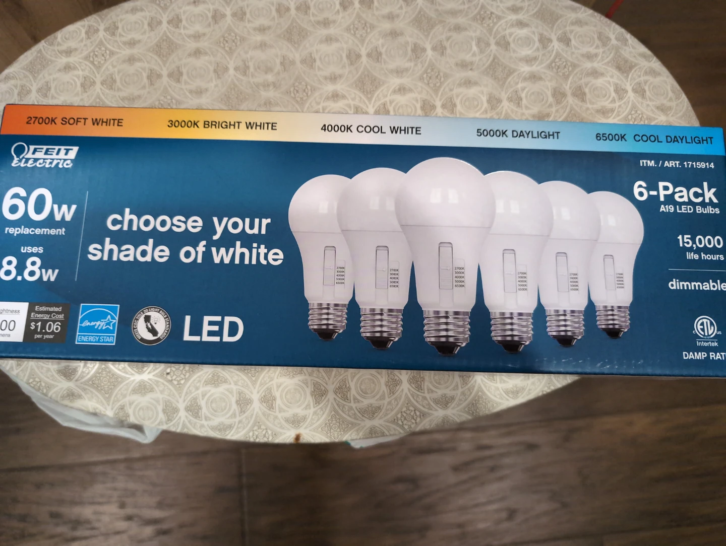Feit Electric 6-Pack A19 LED Bulbs - photo 2
