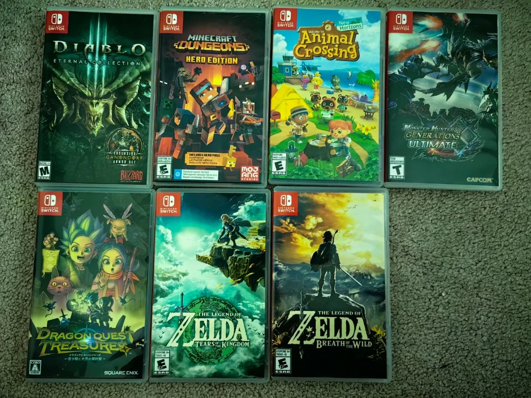 Nintendo Switch Games Bundle (7 Games)