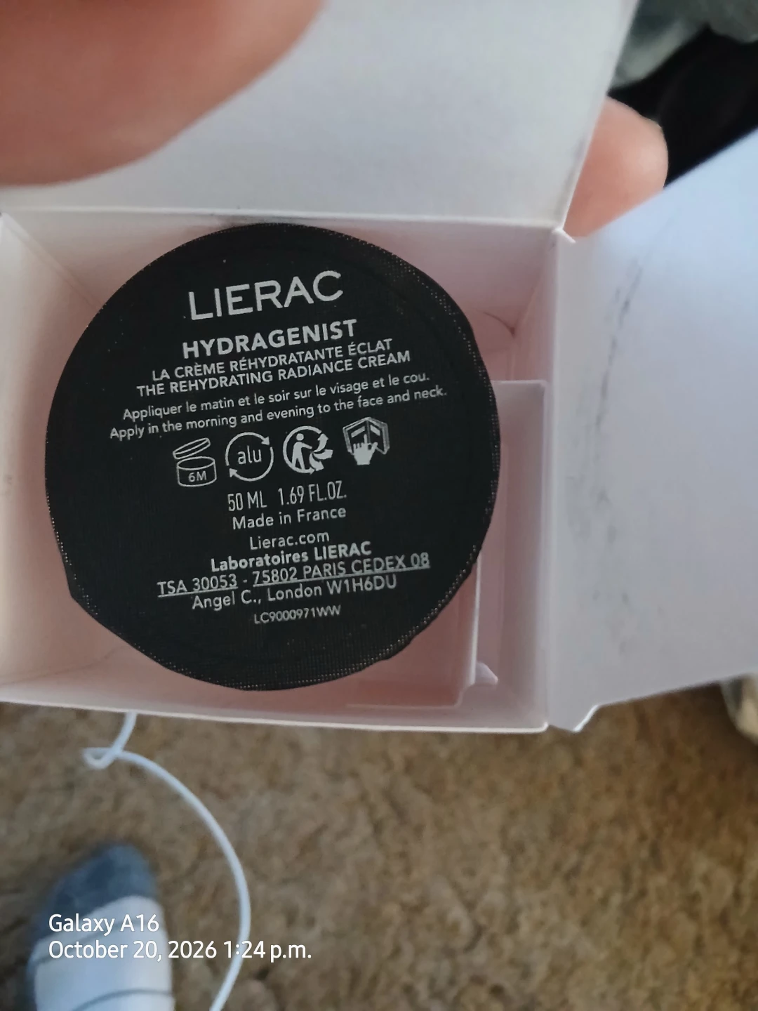 Lierac Hydragenist The Rehydrating Radiance Cream Refill - photo 2