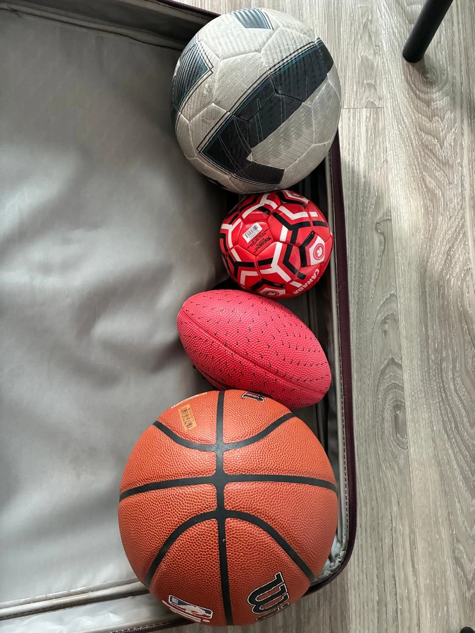 Set of 4 Assorted Sports Balls