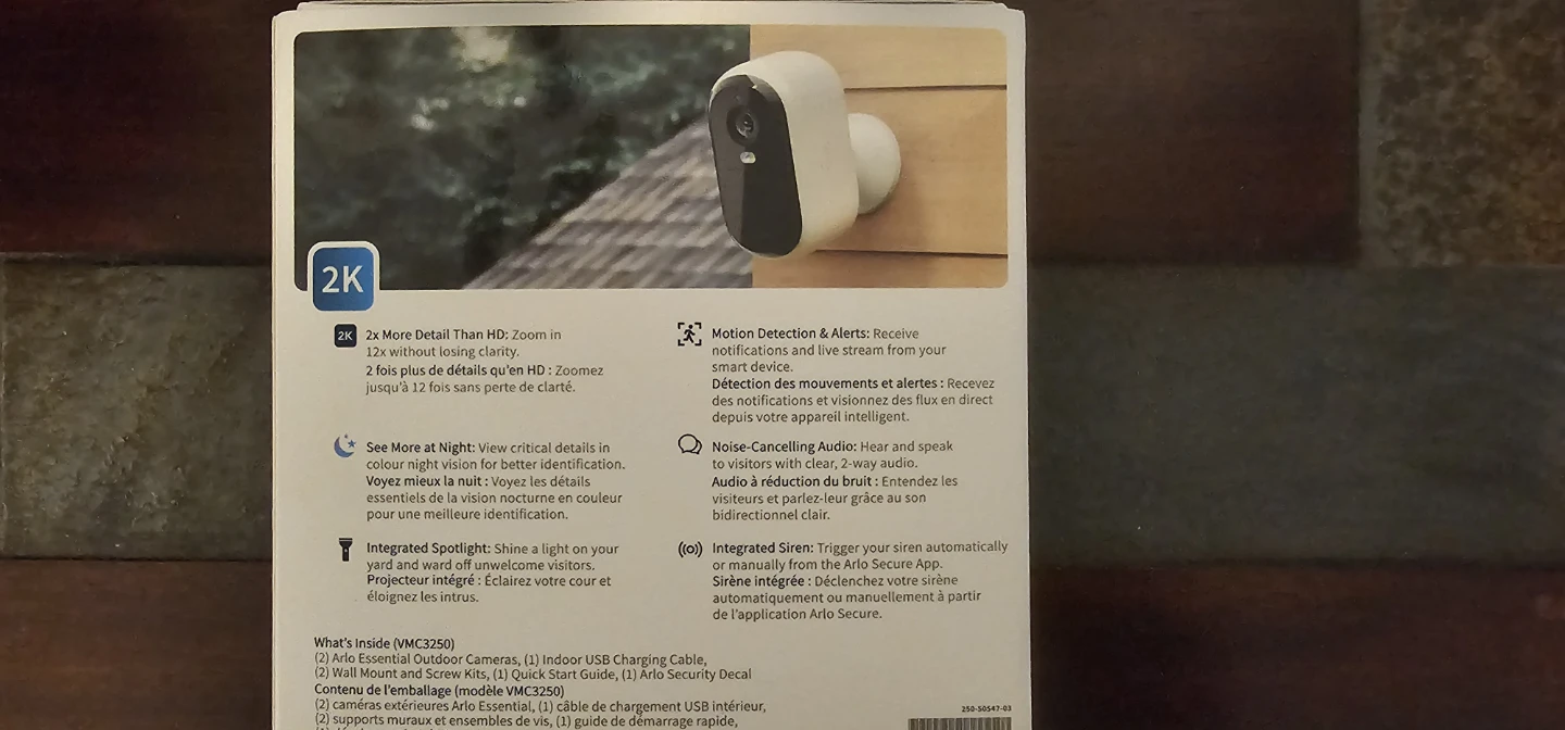 Arlo Essential Outdoor Camera 2nd Gen 2-Pack - photo 4