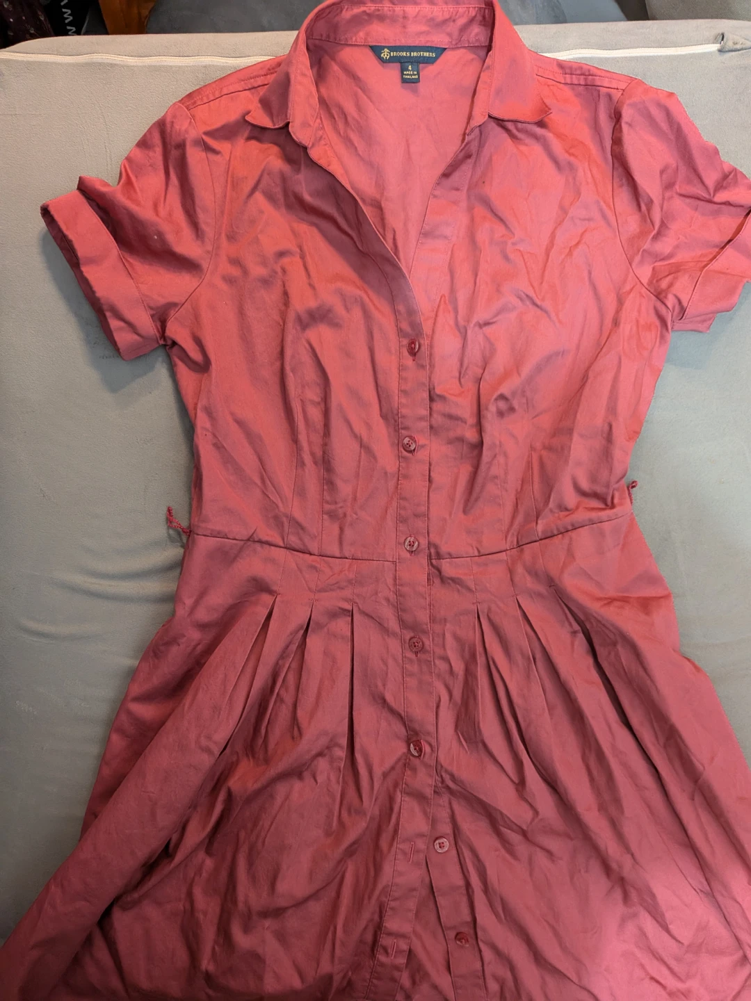 Brooks Brothers Button-Down Dress Size 4
