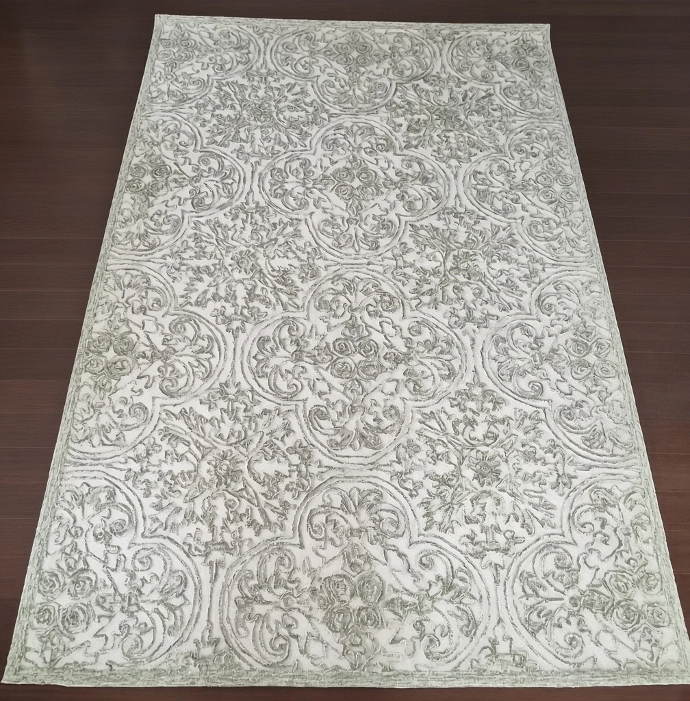 SAFAVIEH Trace 6x9 Hand-Tufted Wool Area Rug Ivory Green