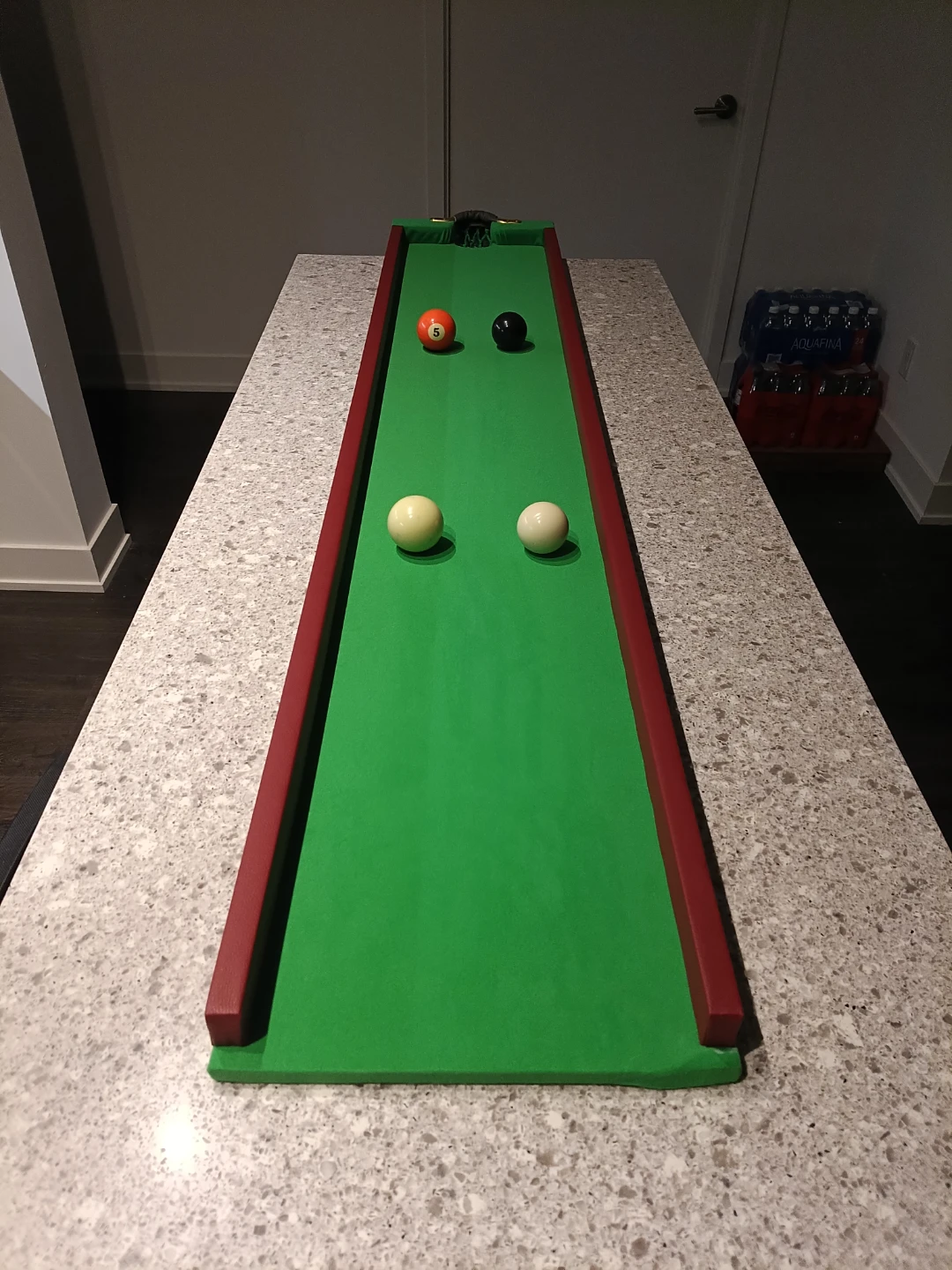 Snooker Pool Billiards Mini Practice System 160cm × 30cm