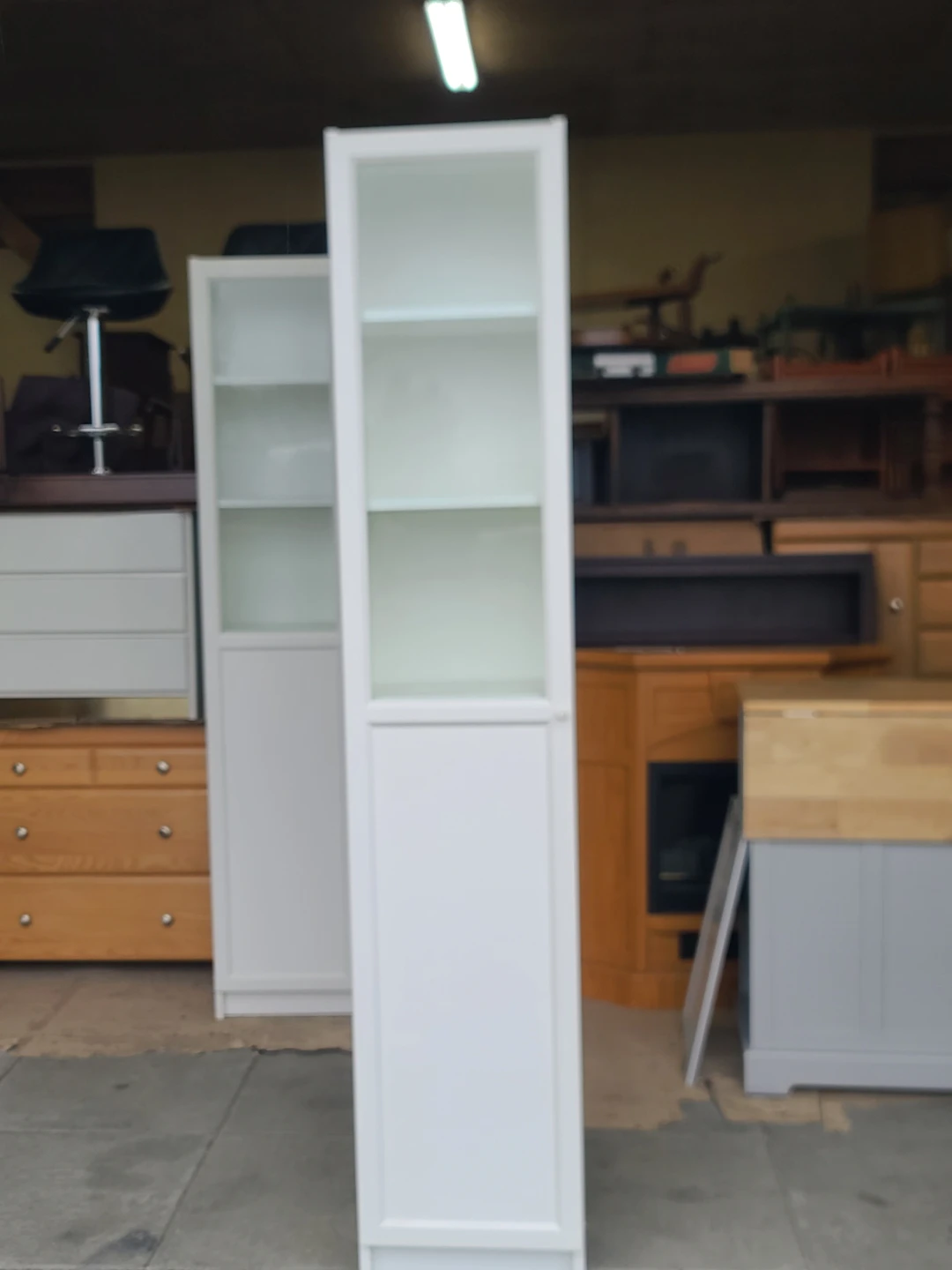 White Oxberg Tall Cabinet