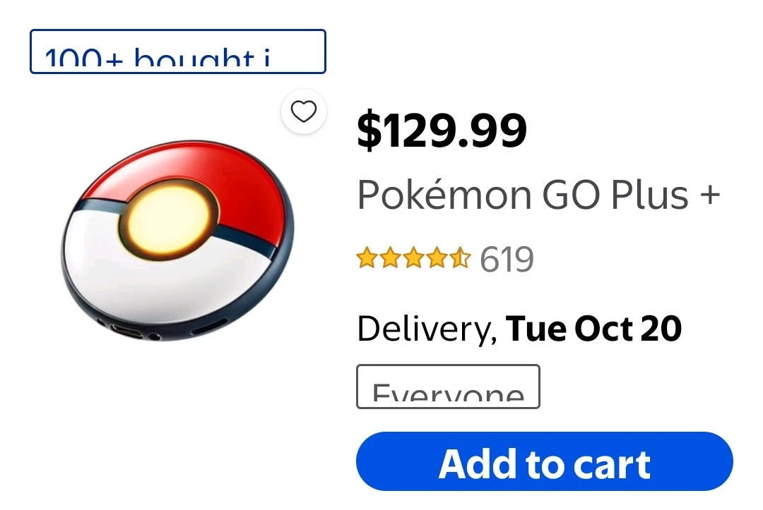 Like-new Nintendo Pokémon GO Plus + - photo 2