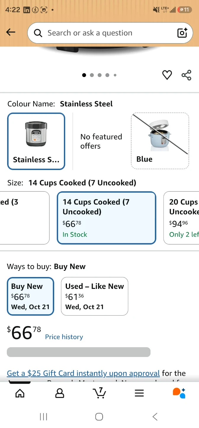 Hamilton Beach Rice/Hot Cereal Cooker