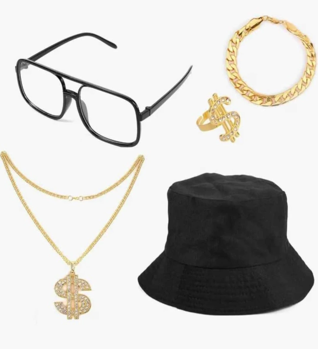 80s 90s Hip Hop Costume Kit