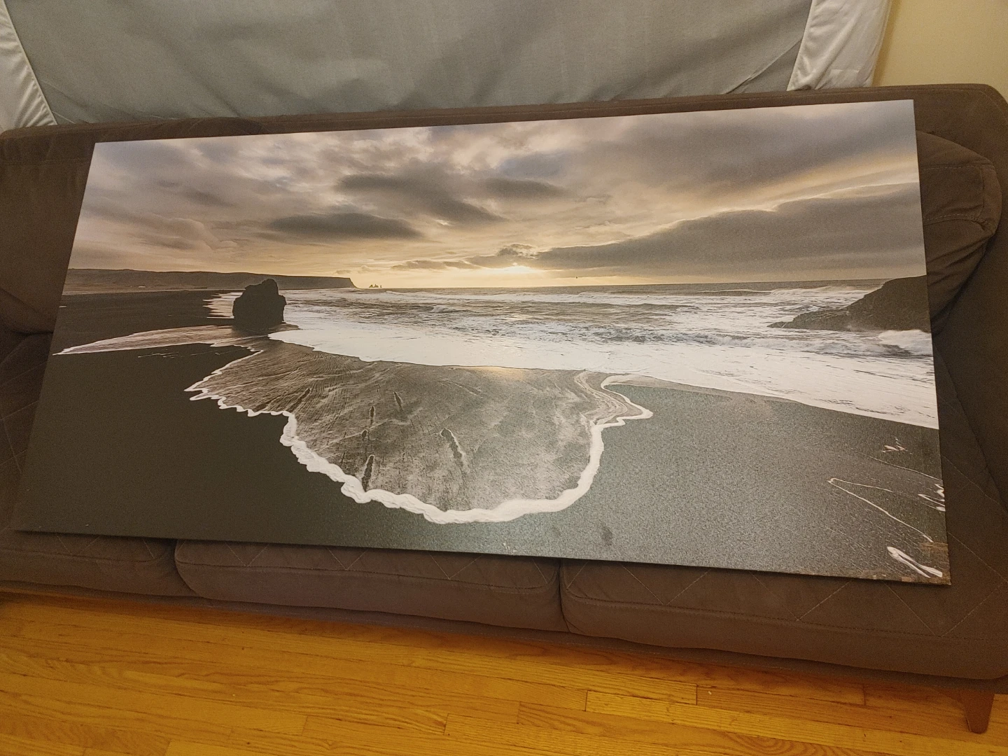 Large Beach Sunset Wall Art