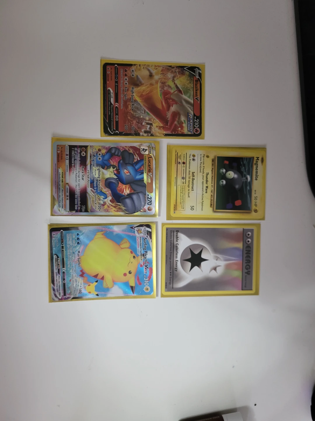 Set of 5 Pokemon Trading Cards