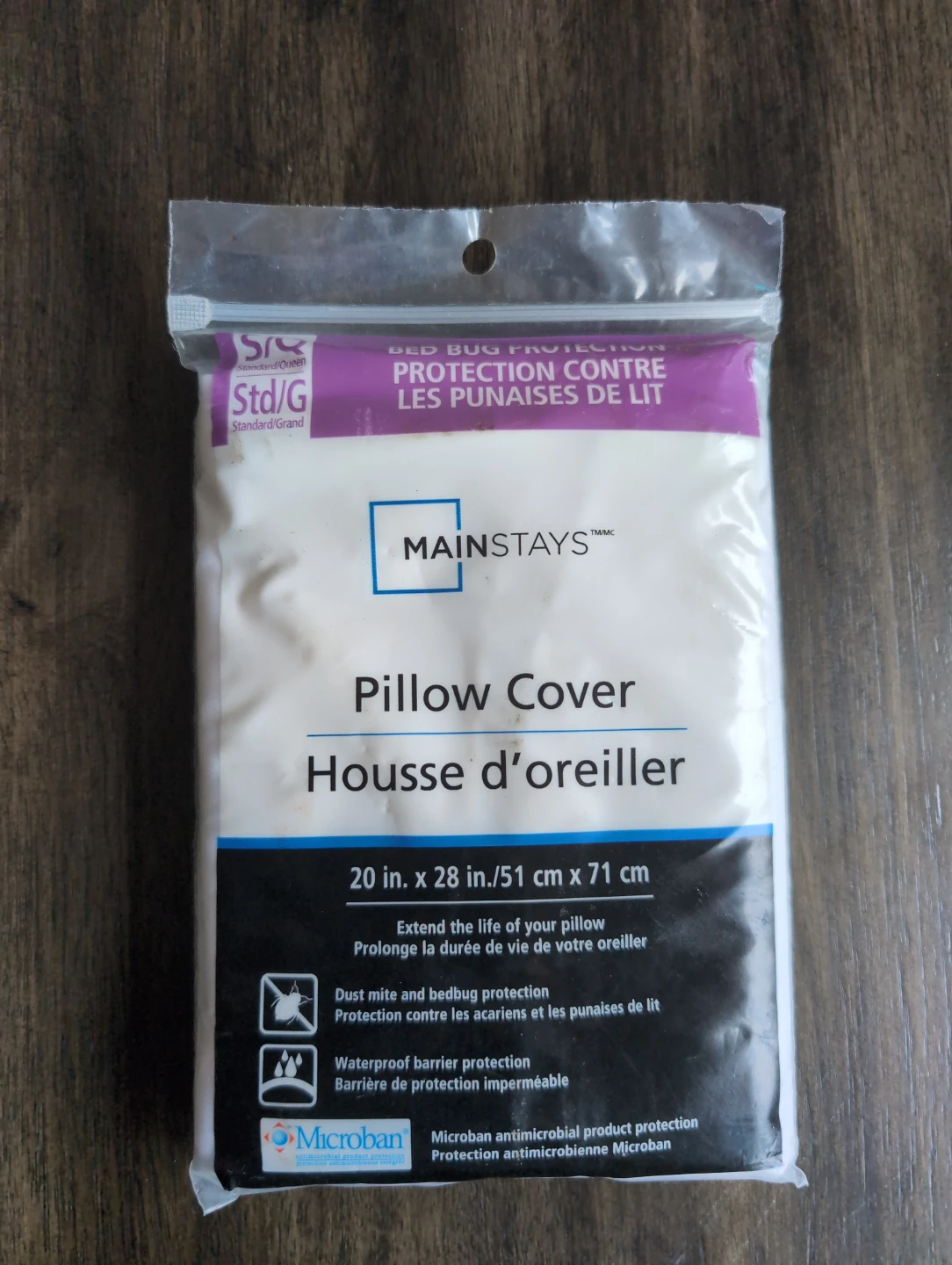Mainstays Standard/Queen Pillow Cover