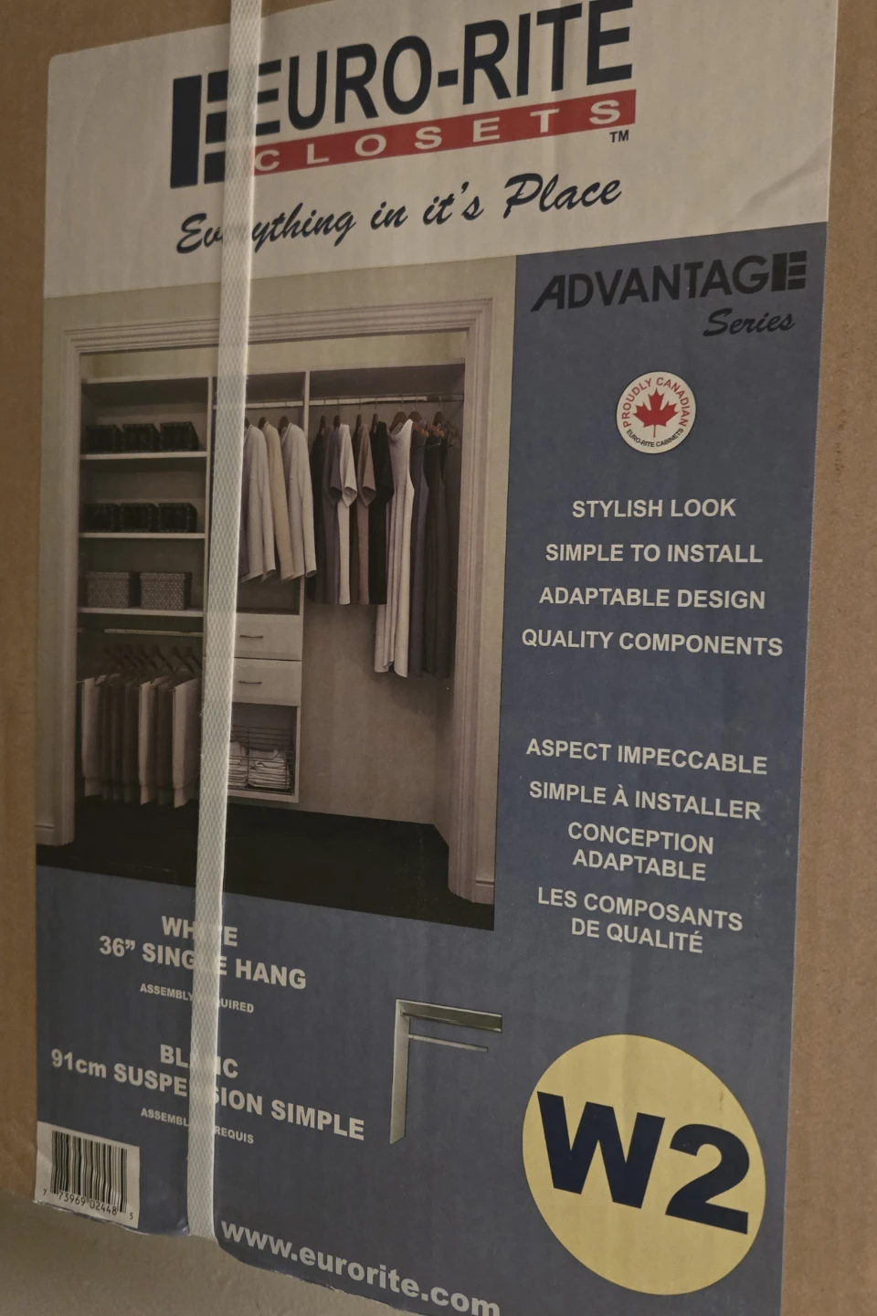 Closet Organizer System (3 Pc) - White - photo 2