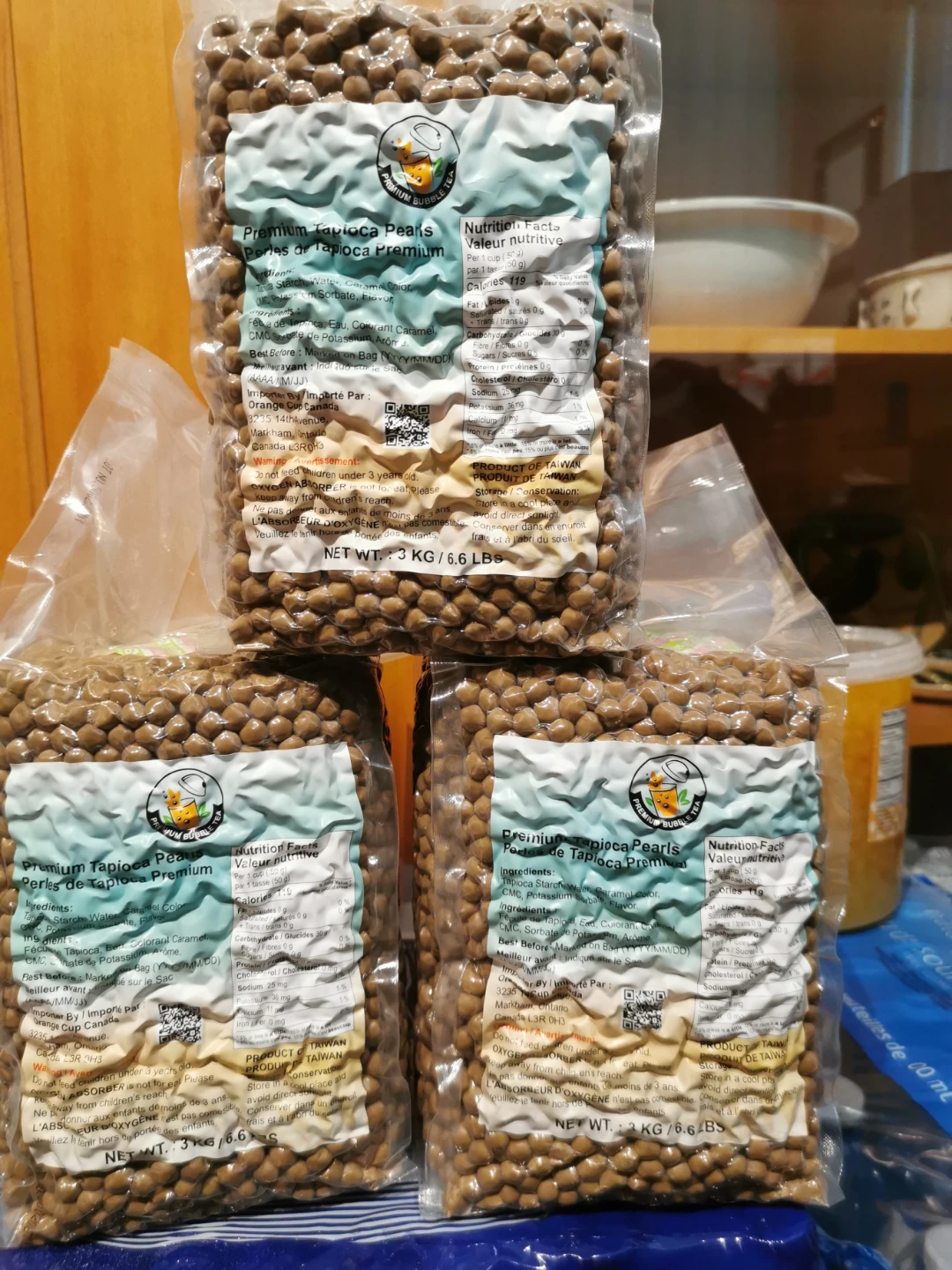 3 Bags of Premium Tapioca Pearls