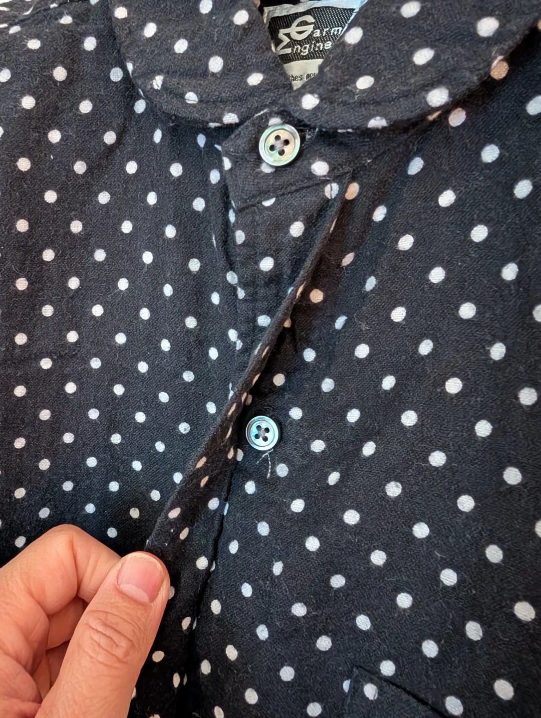 Engineered Garments Polka Dot Shirt - photo 3