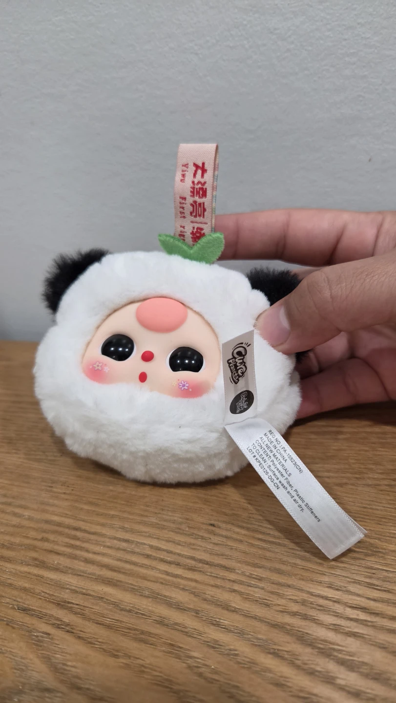 Baby Three Panda Plush Coin Pouch