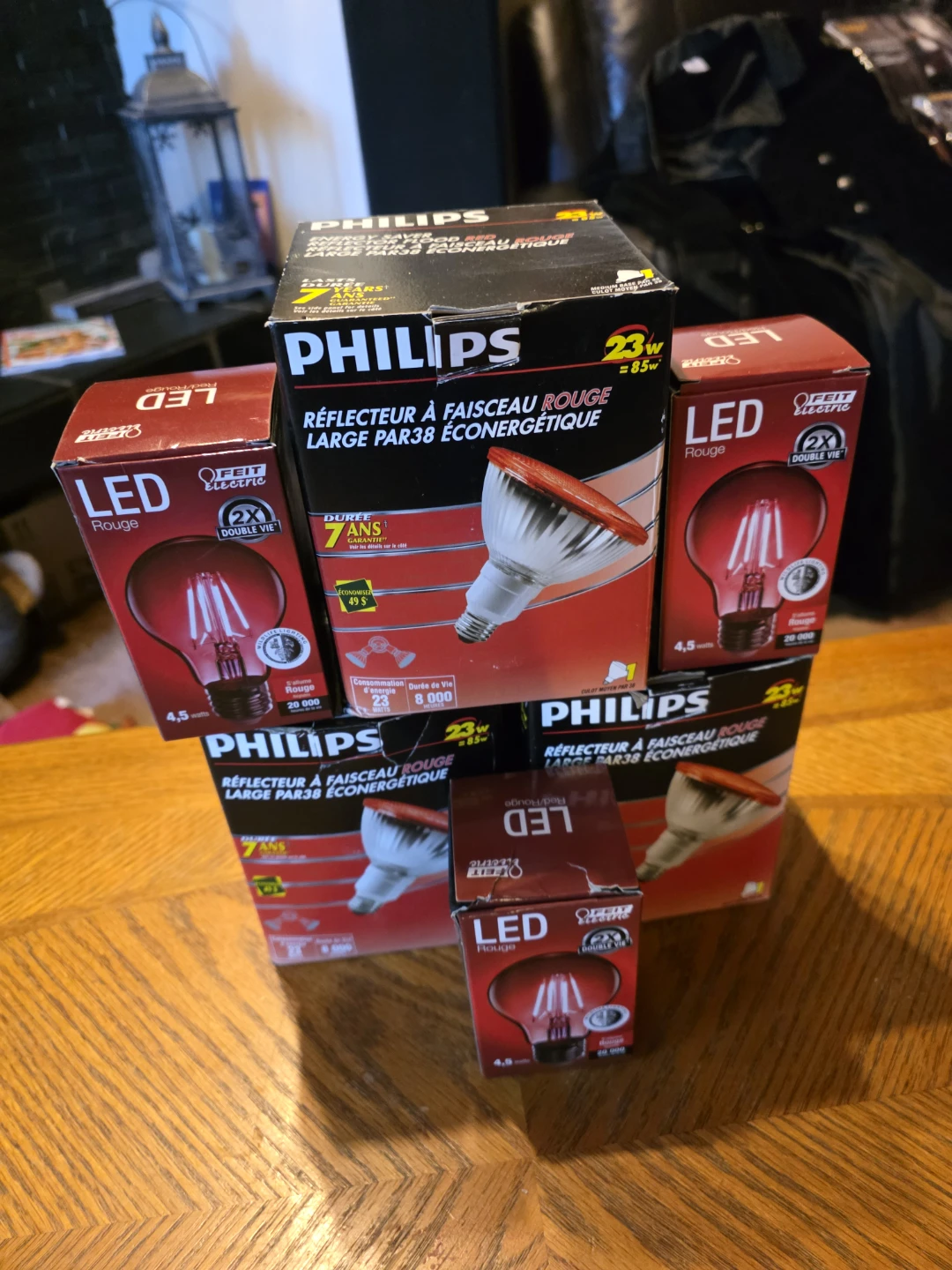 Assorted Red LED Light Bulbs