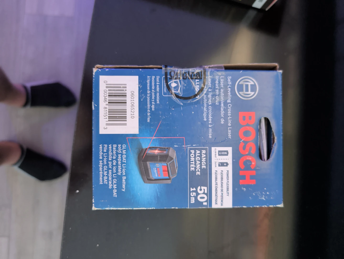 Bosch Self-Leveling Cross-Line Laser GLL50-20 - photo 2