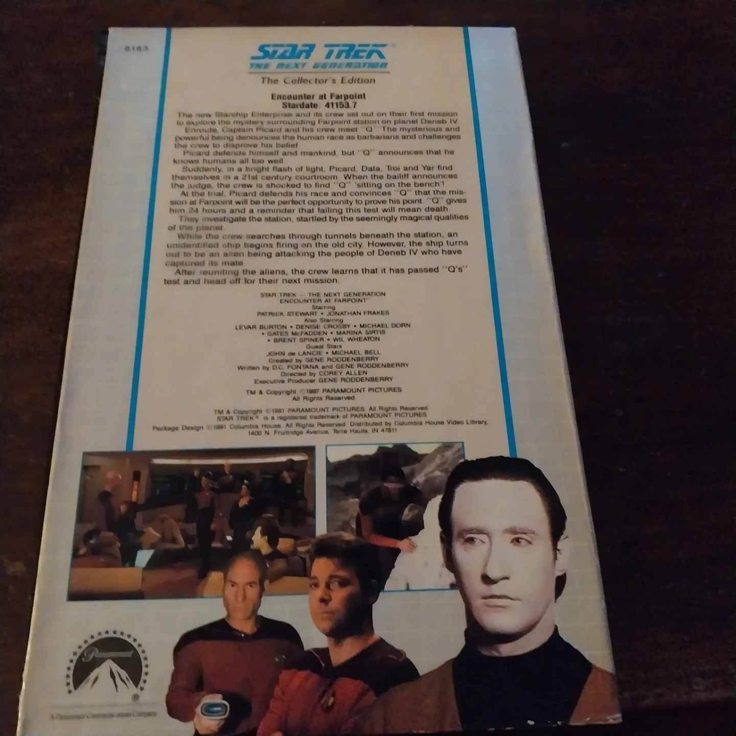 Star Trek The Next Generation Encounter at Farpoint VHS - photo 2
