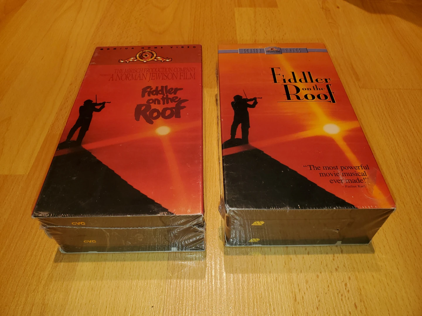 Sealed - Two Fiddler on the Roof VHS Tapes