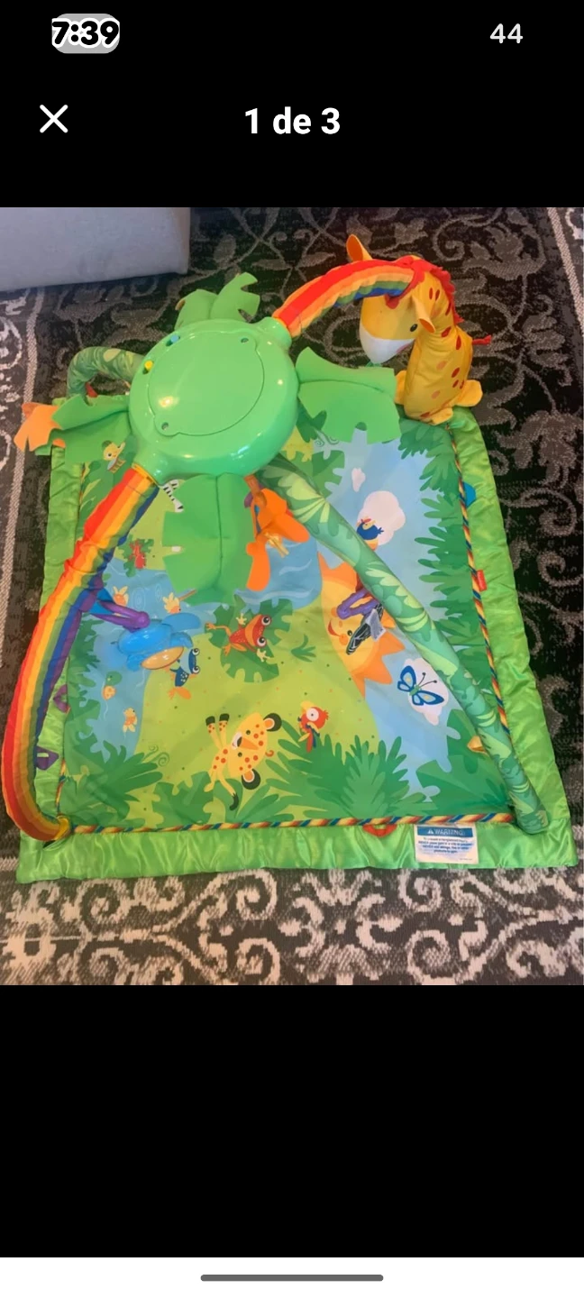 Fisher-Price Rainforest Musical Baby Gym - photo 2