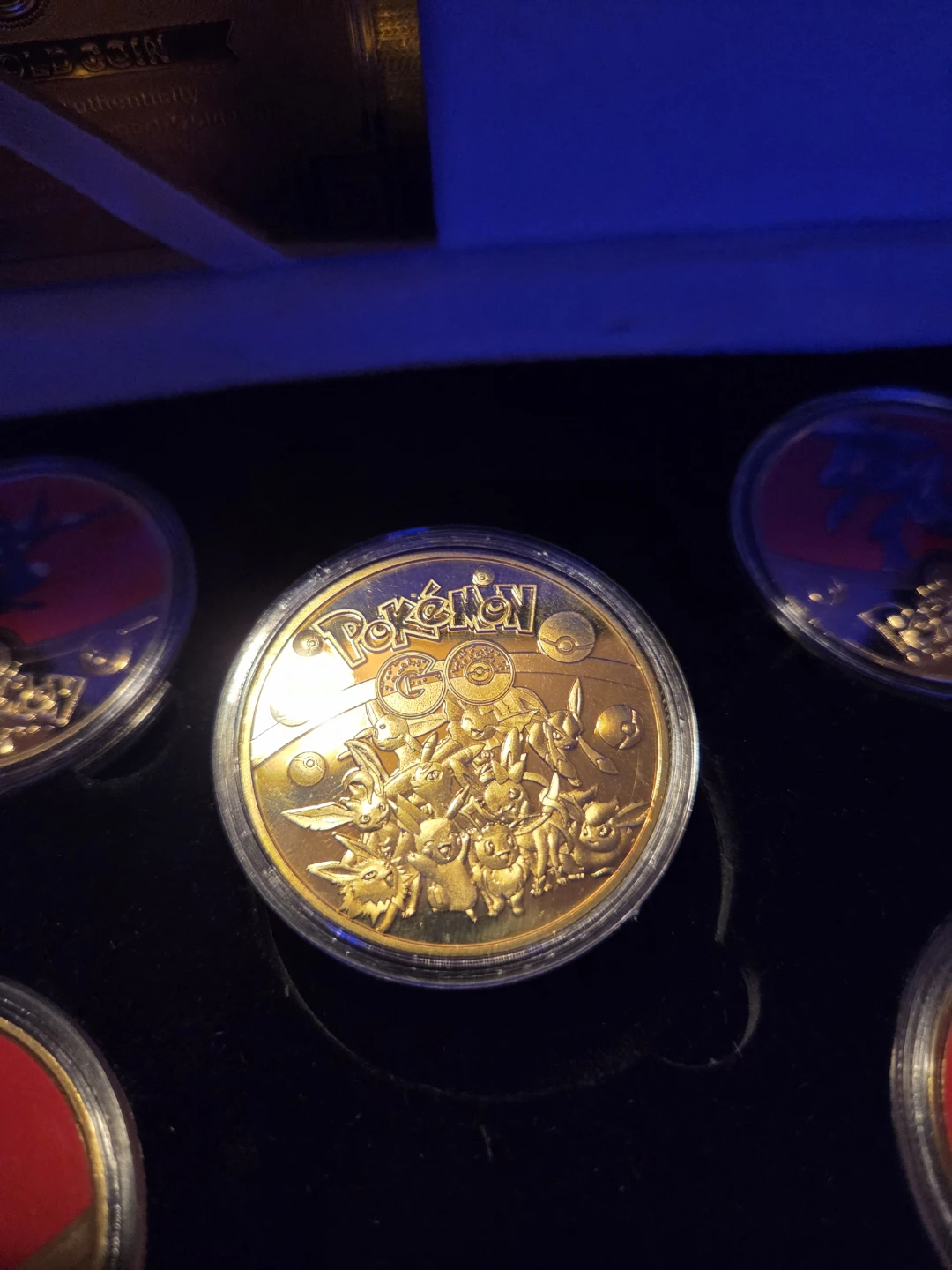 Worth Collection 24K Gold Plated Pokemon Coin Set - photo 2