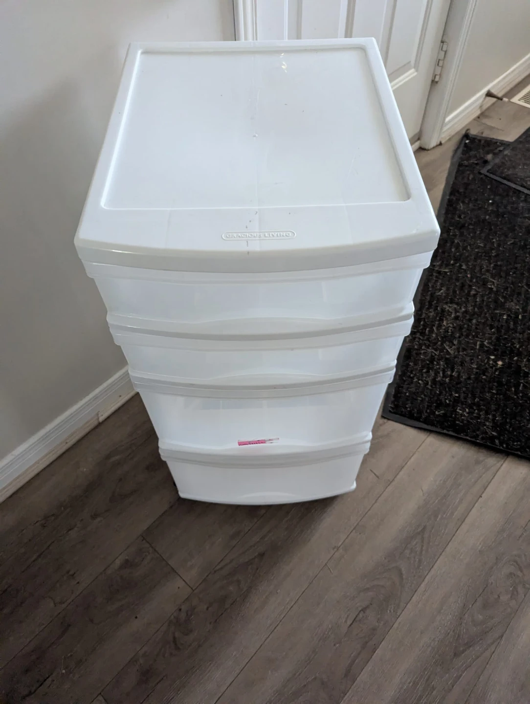 Gracious Living 3-Drawer Plastic Storage Tower