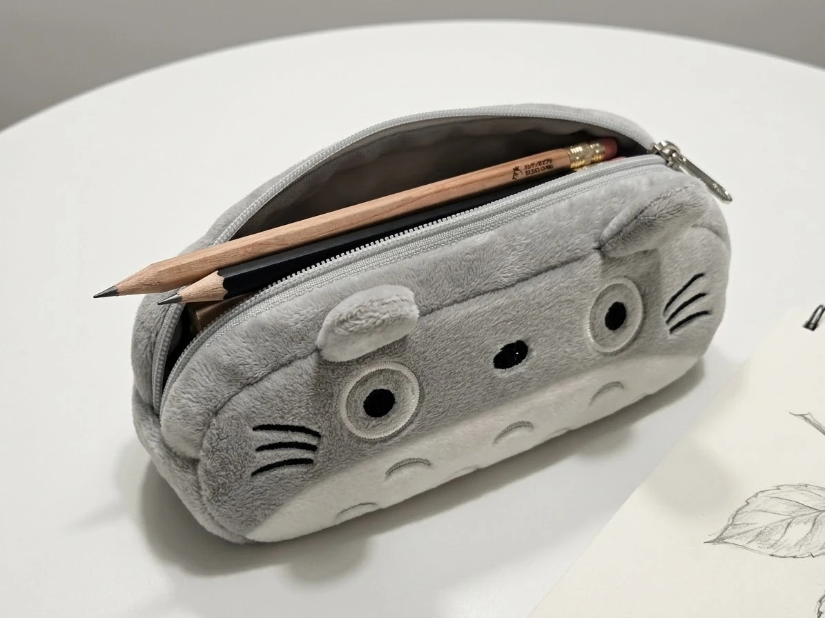 Totoro Plush Pencil Case