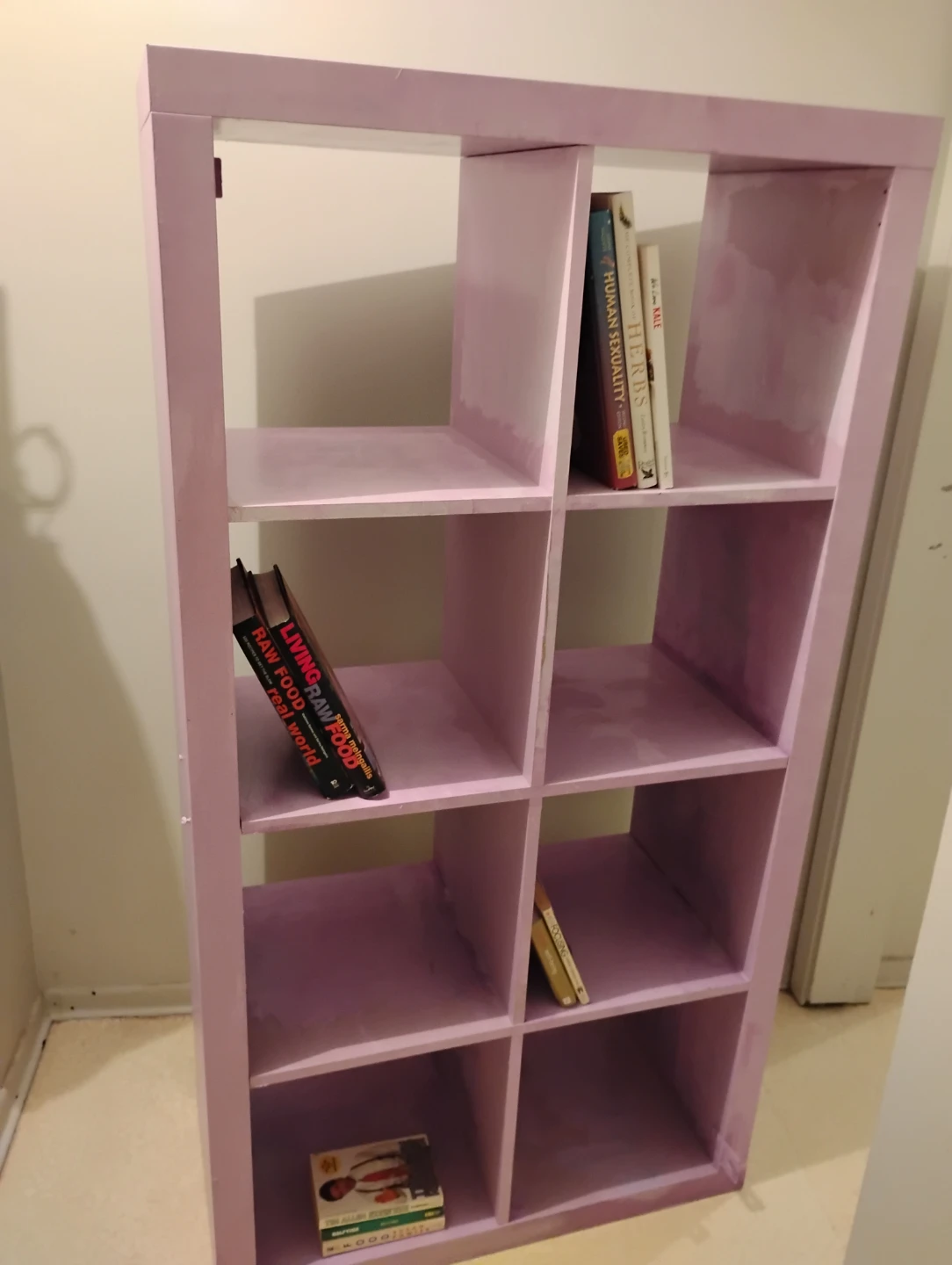 Purple 💜 8-Cube Storage Shelf in Light Purple - photo 3