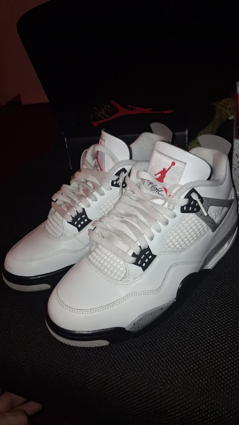 Nike Air Jordan 4 White Cement - photo 3