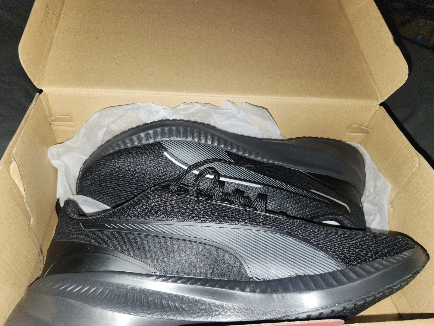Puma All-Black Running Shoes Size 10.5