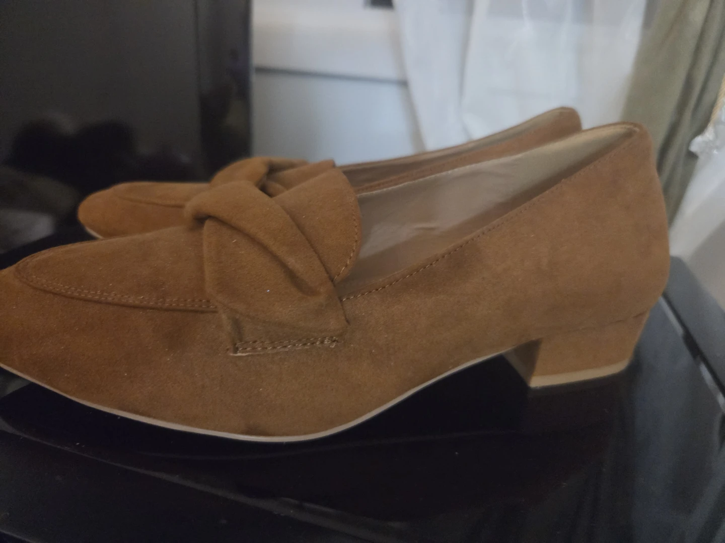 PENN by Penningtons Cognac Brown Suede Loafers - photo 4
