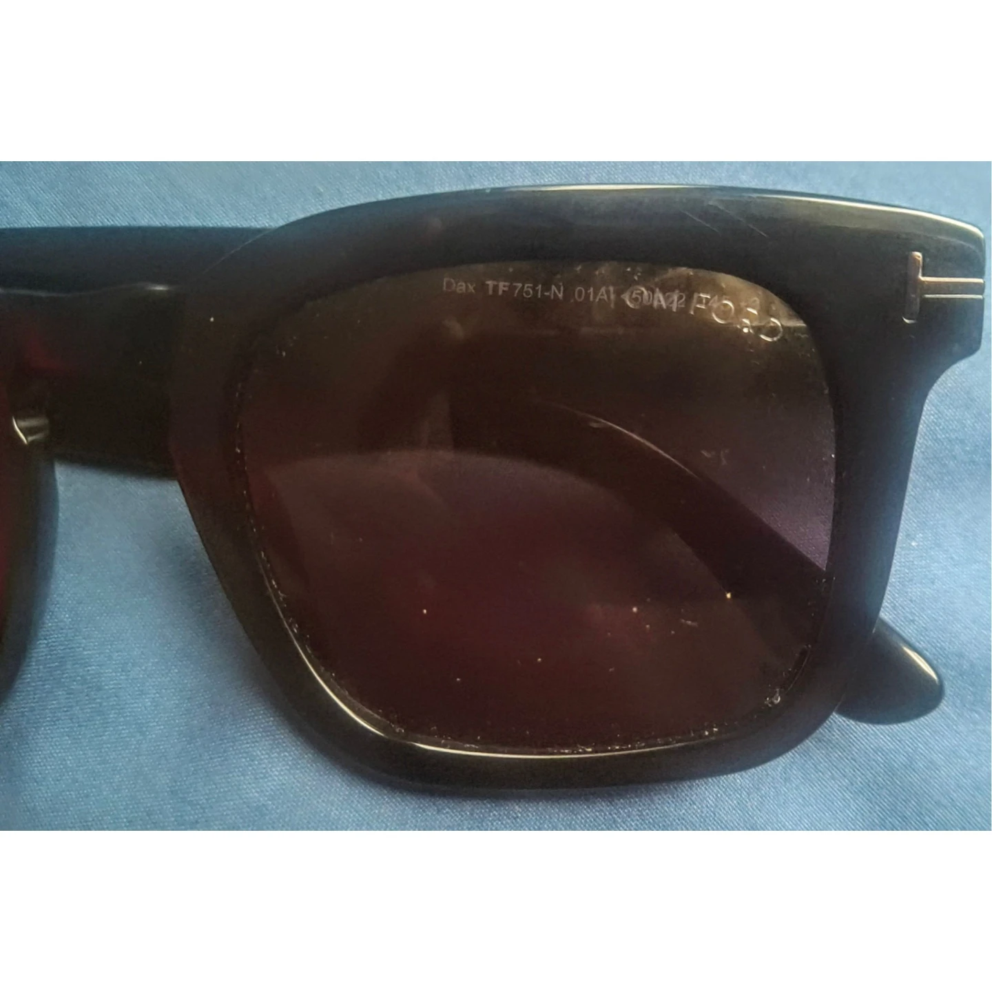 Authentic Tom Ford Dax Sunglasses TF751-N (Black) - photo 4