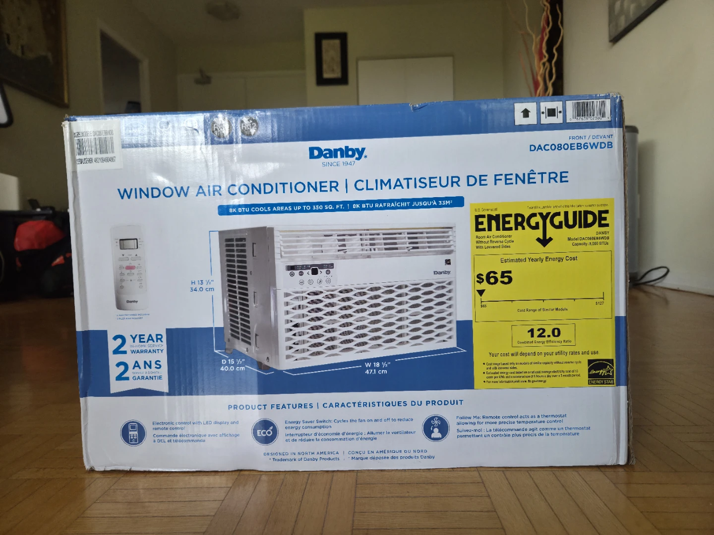 Danby 8000 BTU Window Air Conditioner - photo 4