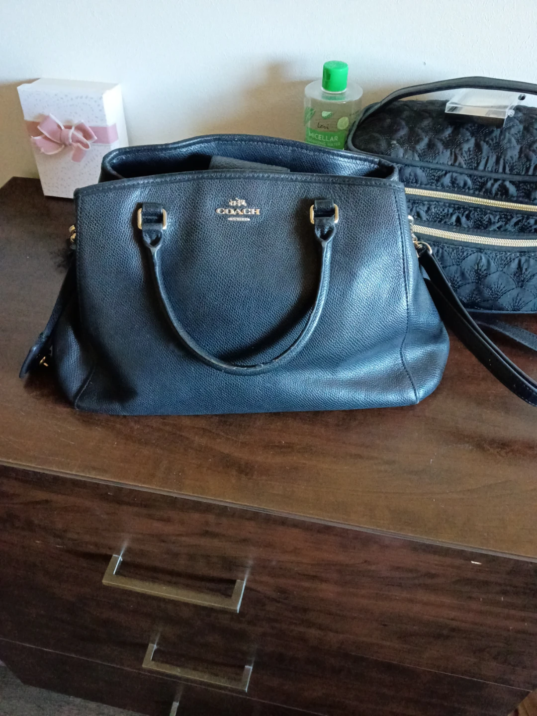 Coach Black Leather Handbag