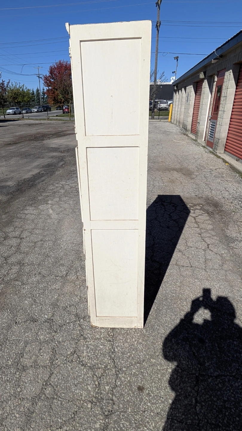 Vintage White Painted Kitchen Hutch - photo 2
