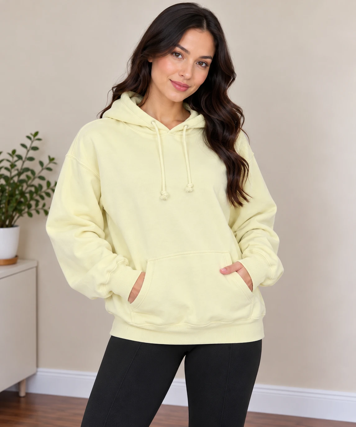 Tna AiryAf Fleece Hoodie Yellow