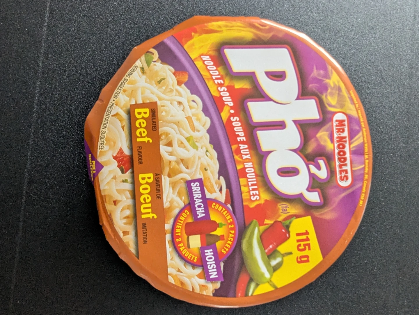 Mr. Noodles Pho Beef Flavour Noodle Soup Bowl