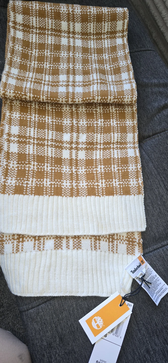 New Timberland Plaid Scarf - photo 3
