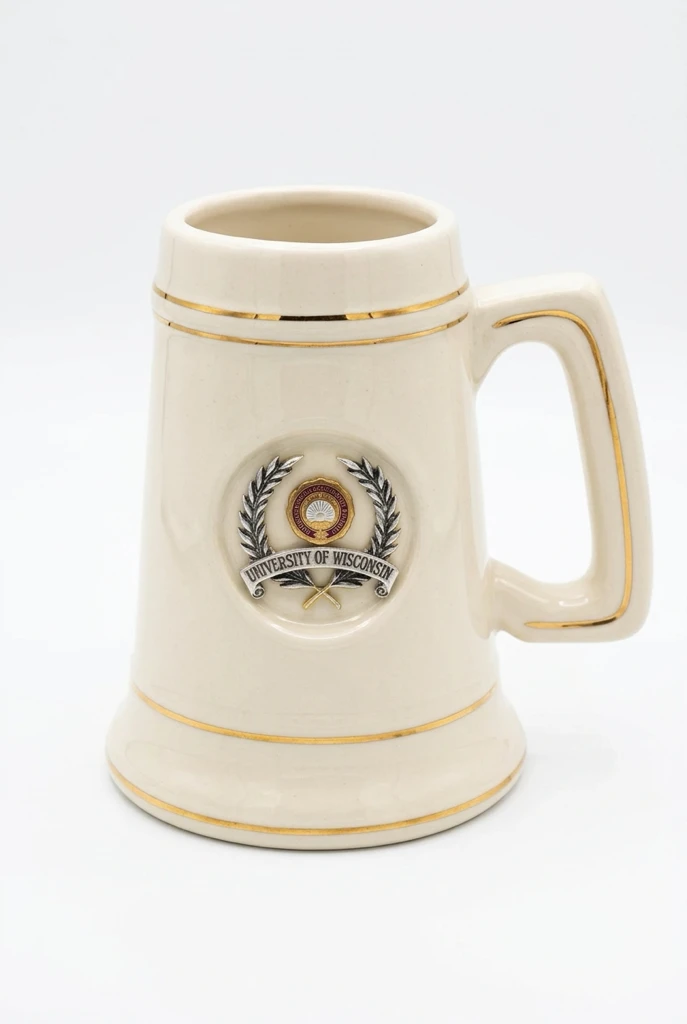 Vintage University of Wisconsin Ceramic Beer Stein