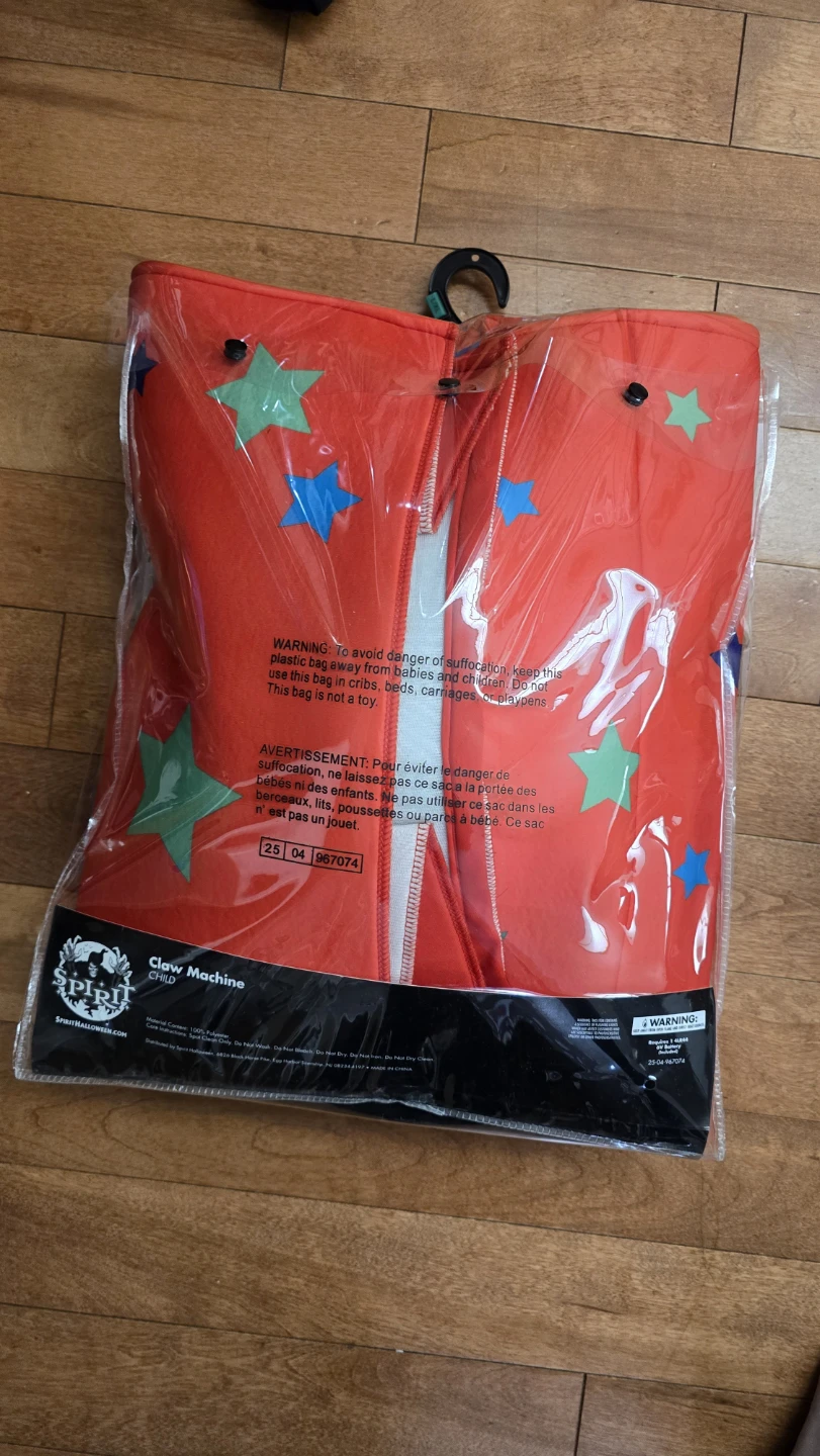 Spirit Halloween Claw Machine Costume Child LG/XL - photo 2