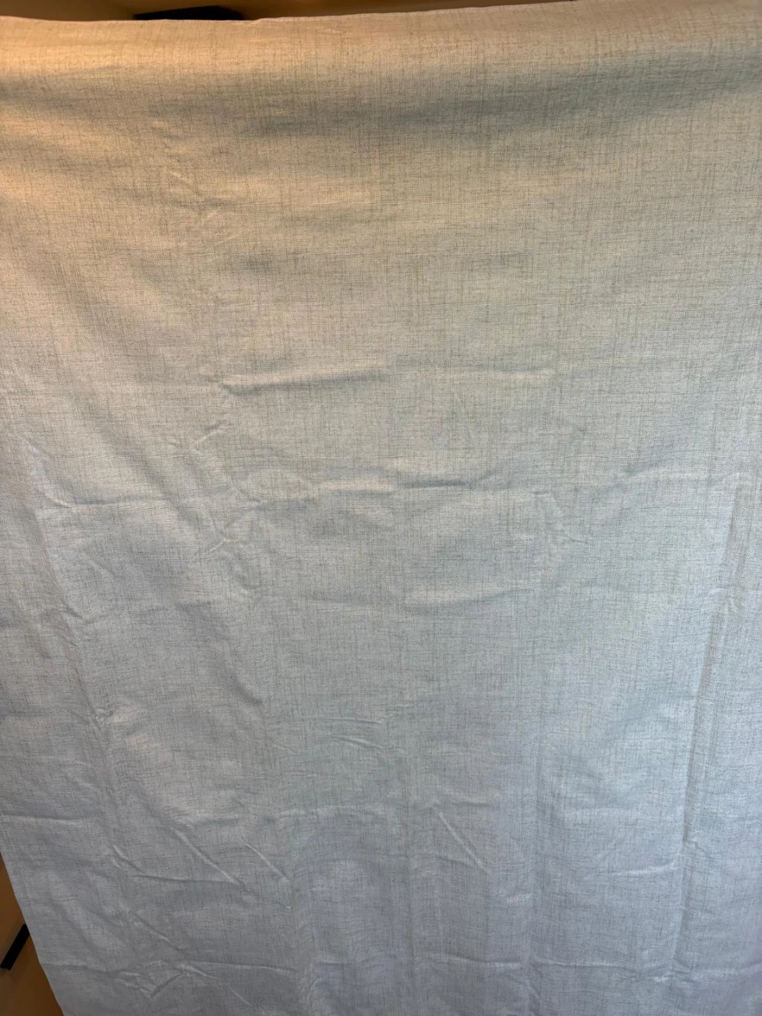Linen Grey Blackout Curtains - photo 2