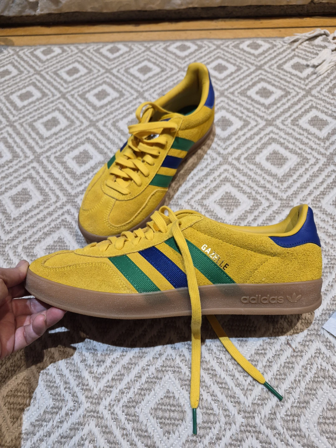 Adidas Gazelle Yellow Suede Sneakers - photo 2