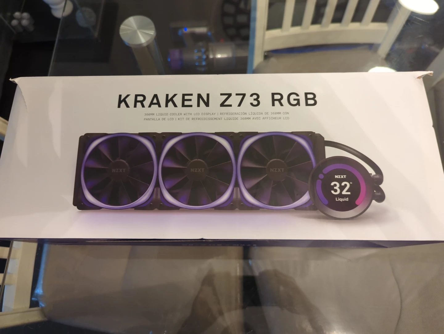 NZXT Kraken Z73 RGB 360mm AIO Liquid CPU Cooler LCD Display