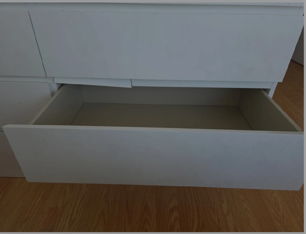 IKEA Malm White Chest of Drawers - Unit 3