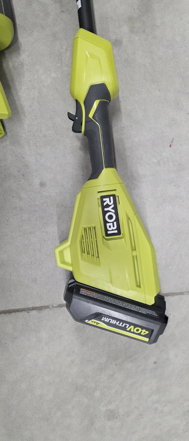 Ryobi 40V Cordless Blower and Trimmer Combo - photo 3