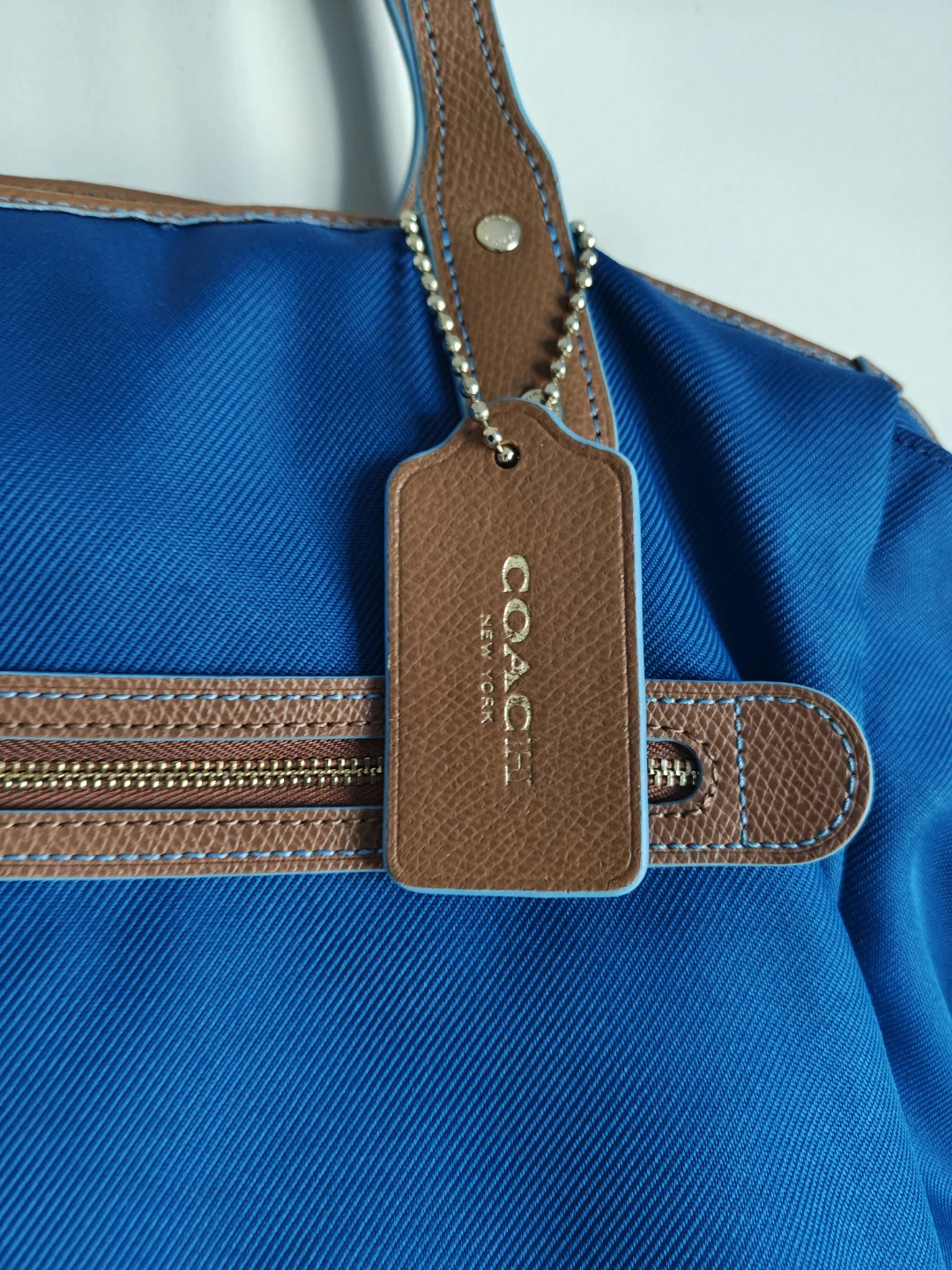 Coach Blue Nylon Crossbody Bag - photo 3