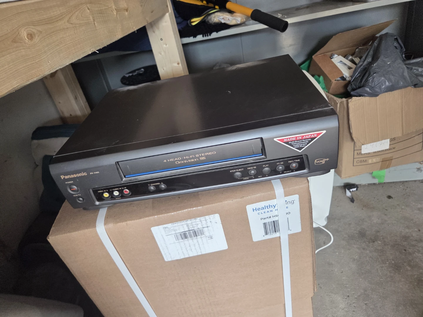 Panasonic Omnivision 4 Head Hi-Fi Stereo VCR PV-7451