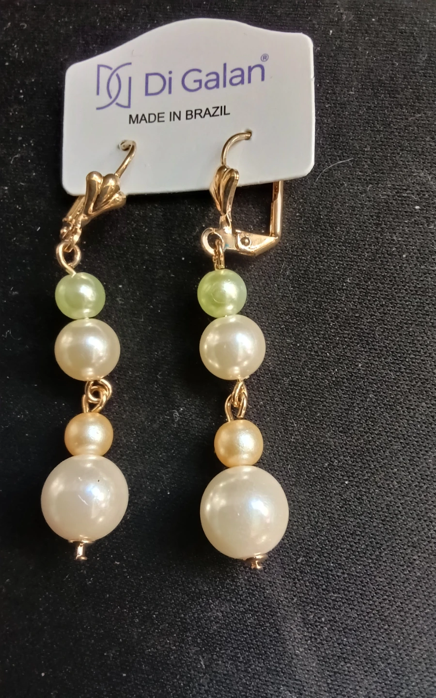 Elegant Di Galan Multi-Tiered Pastel Faux Pearl