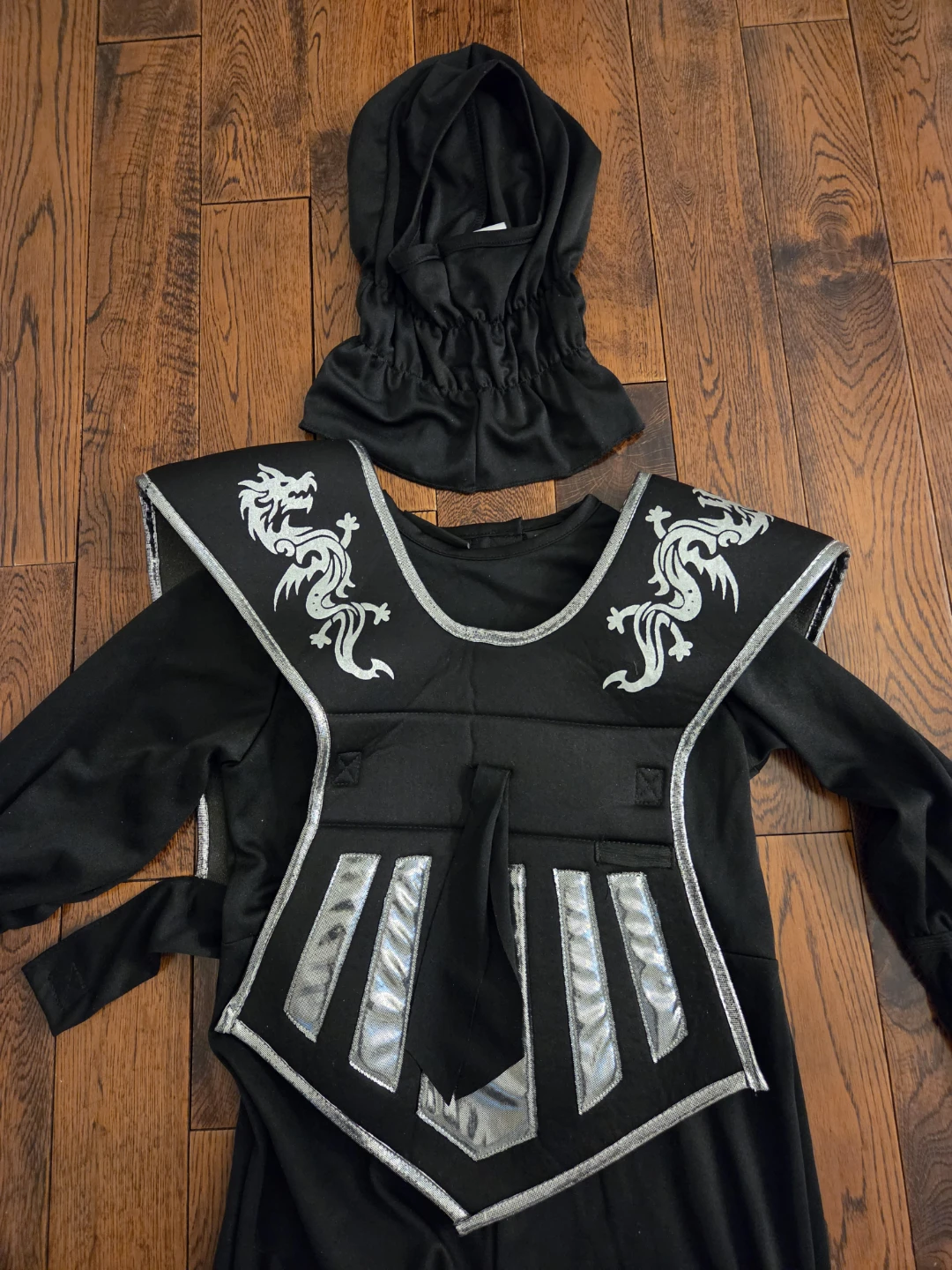 Kids Ninja Halloween Costume, Size M (5-6) - photo 2